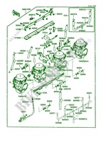Carburetor for Kawasaki Voyager XII 1991