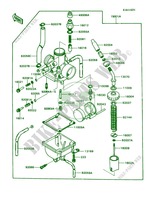 Carburetor for Kawasaki KD80 1988