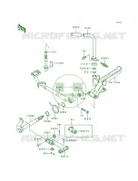 Brake Pedal for Kawasaki Bayou 300 1988