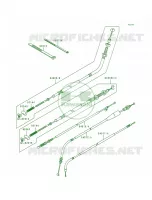 Cable for Kawasaki Bayou 300 1988