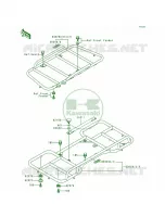 Carrier for Kawasaki Bayou 300 1988