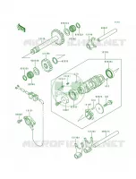 Change DrumShift Fork for Kawasaki Bayou 300 1988