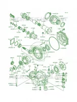 Drive ShaftFinal Gear for Kawasaki Bayou 300 1988
