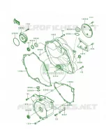 Engine Cover for Kawasaki Bayou 300 1988