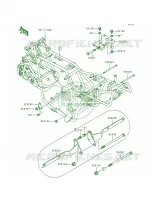 Frame Fitting for Kawasaki Bayou 300 1988
