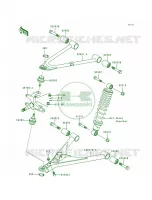 Front Suspension for Kawasaki Bayou 300 1988