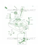 Fuel Tank for Kawasaki Bayou 300 1988