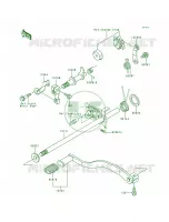 Gear Change Mechanism for Kawasaki Bayou 300 1988