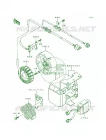 Generator for Kawasaki Bayou 300 1988
