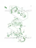Head Lamp for Kawasaki Bayou 300 1988
