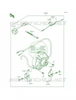 Optional PartsCooling Fan for Kawasaki Bayou 300 1988