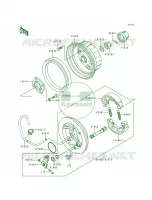Rear Hub for Kawasaki Bayou 300 1988