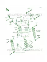 Rear Suspension for Kawasaki Bayou 300 1988