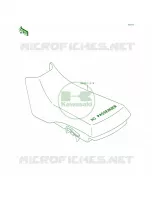 Seat for Kawasaki Bayou 300 1988