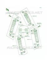 Shock Absorber for Kawasaki Bayou 300 1988