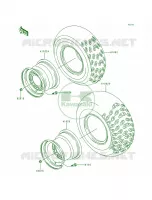 Tire for Kawasaki Bayou 300 1988