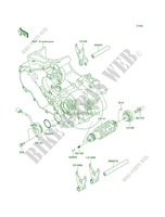 Gear Change DrumShift Forks for Kawasaki KFX450R 2014