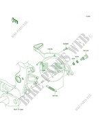 Brake Pedal for Kawasaki KFX450R 2012