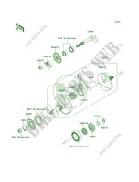 Crankshaft for Kawasaki KFX450R 2012