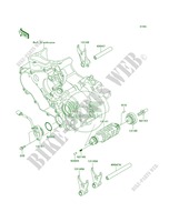 Gear Change DrumShift Forks for Kawasaki KFX450R 2012
