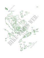 Gear Change DrumShift Forks for Kawasaki KFX450R 2011