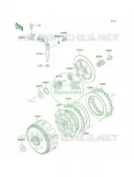 Clutch for Kawasaki Mojave 250 1996