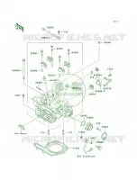 Cylinder Head for Kawasaki Mojave 250 1996