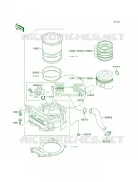 CylinderPistons for Kawasaki Mojave 250 1996