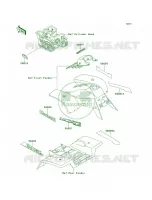 DecalsKSF250 A10 A12 for Kawasaki Mojave 250 1996