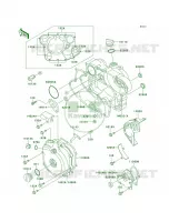 Engine Covers for Kawasaki Mojave 250 1996