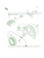 Generator for Kawasaki Mojave 250 1996