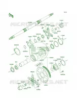 Rear Hub for Kawasaki Mojave 250 1996