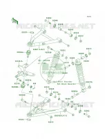 Suspension for Kawasaki Mojave 250 1996