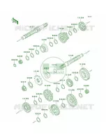 Transmission SF250A026491 for Kawasaki Mojave 250 1996