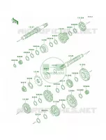TransmissionSF250A026492  for Kawasaki Mojave 250 1996