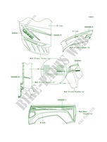 DecalsSilverSBFA for Kawasaki Teryx 750 FI 4x4 Sport 2011