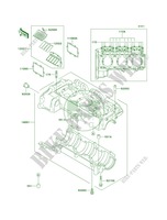 Crankcase for Kawasaki 900 STX 2001
