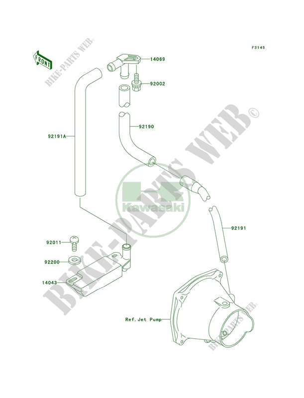 Bilge System for Kawasaki 750 STX 1998