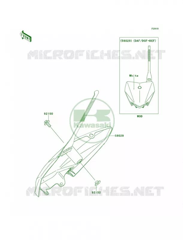 Accessory Kawasaki MOTOS 110 2011 KLX110L  KLX110DBF