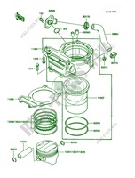 CylinderPistons for Kawasaki KLR250 1989