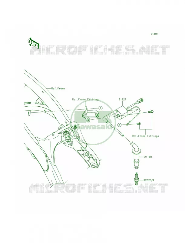 Ignition System Kawasaki MOTOS 250 2015 KX250F  KX250ZFF