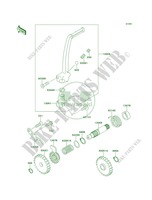 Kickstarter Mechanism for Kawasaki KX100 2012