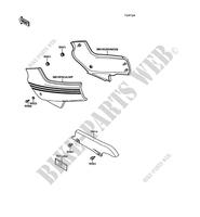 SIDE COVERS   CHAIN COVER for Kawasaki GPZ500S 1991