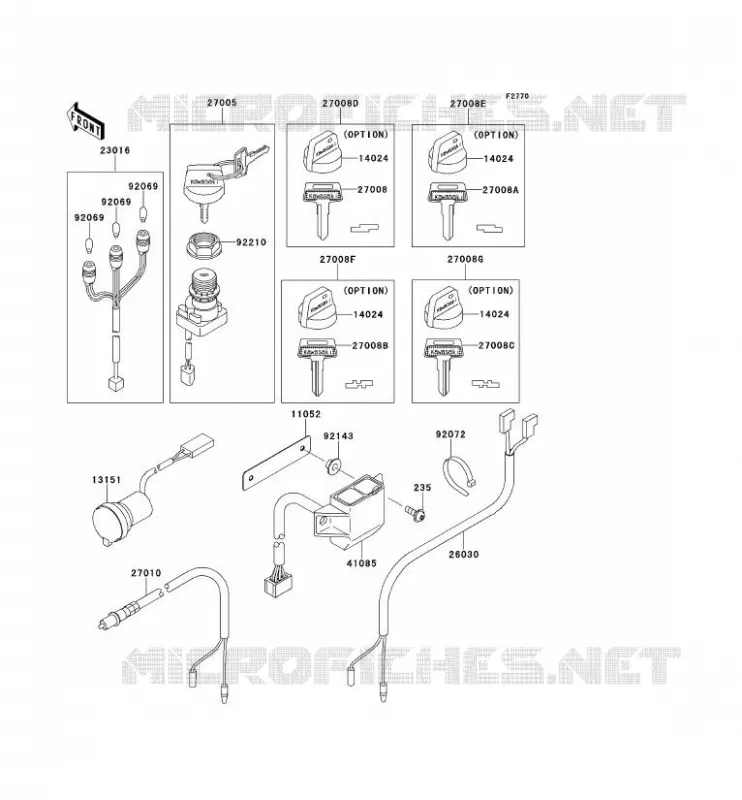 SWITCH Kawasaki QUAD 360 2012 KVF360 4X4  KVF360ACF