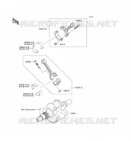 CRANKSHAFT for Kawasaki KVF750 4X4I EPS 2012