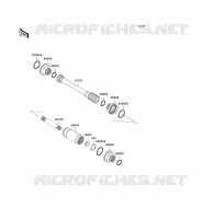 DRIVE SHAFT(H&Eacute;LICE) for Kawasaki KVF750 4X4I EPS 2012