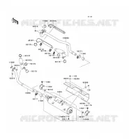 EXHAUST for Kawasaki KVF750 4X4I EPS 2012
