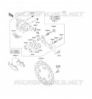 FRONT BRAKE for Kawasaki KVF750 4X4I EPS 2012
