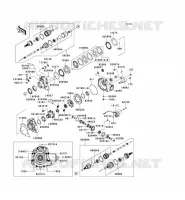 FRONT DRIVE SHAFT for Kawasaki KVF750 4X4I EPS 2012
