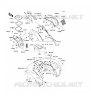 FRONT FENDER for Kawasaki KVF750 4X4I EPS 2012